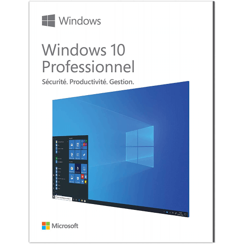Microsoft Windows 10 Professionnel  - Meilleur système d'exploitation