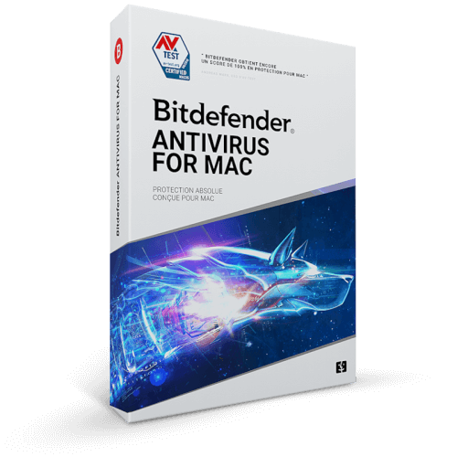 Visuel Boîte Bitdefender Antivirus pour Mac 2024 - MonLogiciel.fr