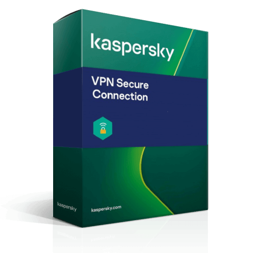 Visuel Boîte Kaspersky VPN Secure Connection 2023 - MonLogiciel.fr