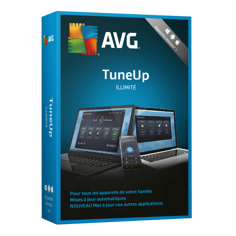 AVG TuneUp 2023 | 10 Appareils | 1 An | Téléchargement