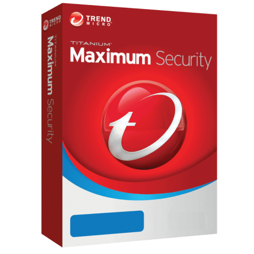 Visuel Boîte Trend Micro Maximum Security 2024 - MonLogiciel.fr