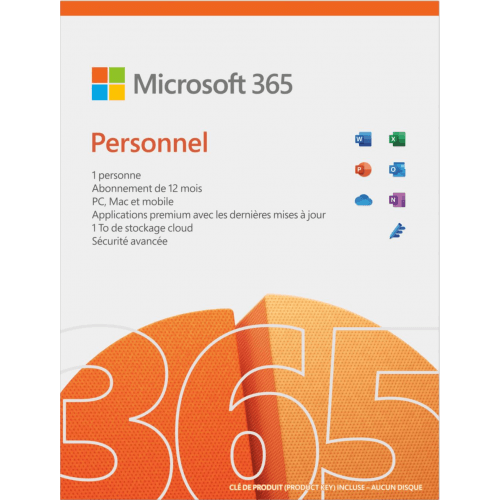 Visuel Microsoft 365 Personnel 2024 - Suite Bureautique