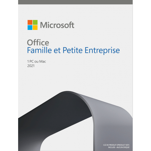 Microsoft Office Famille et Petite Entreprise 2021 - Suite Bureautique
