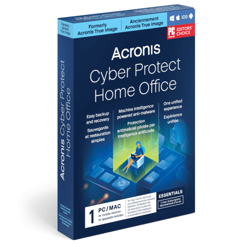 Visuel Boîte Acronis Cyber Protect Home Office Essentials 2023 - Mon Logiciel.fr