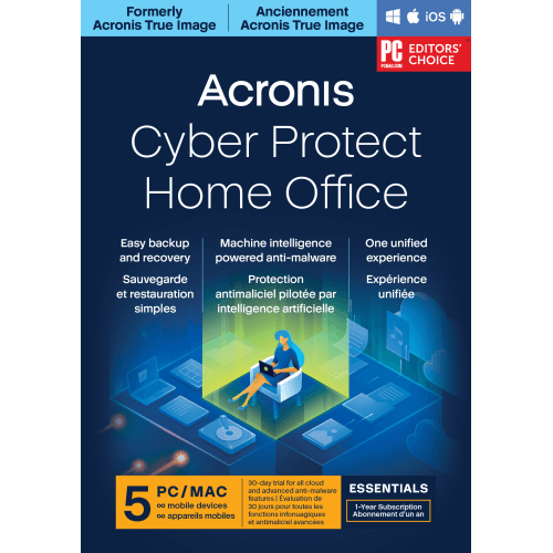Visuel Boîte Acronis Cyber Protect Home Office Essentials 2023 - Mon Logiciel.fr