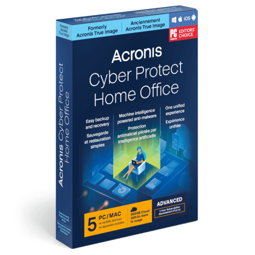 Visuel Boîte Acronis Cyber Protect Home Office Advanced 2023 - Mon Logiciel.fr