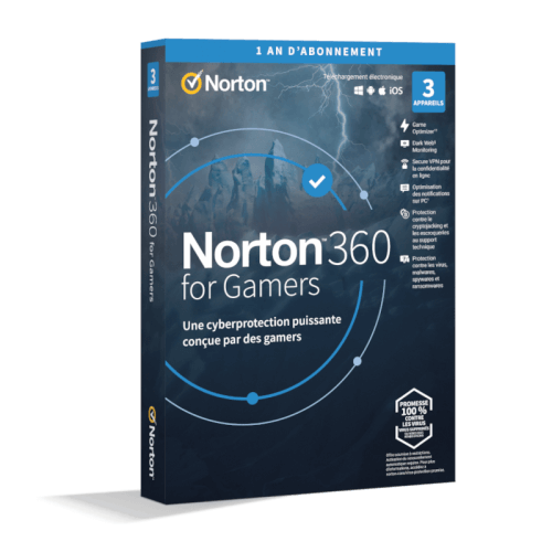 Visuel Boîte Norton 360 pour Gamers 2023 - MonLogiciel.fr