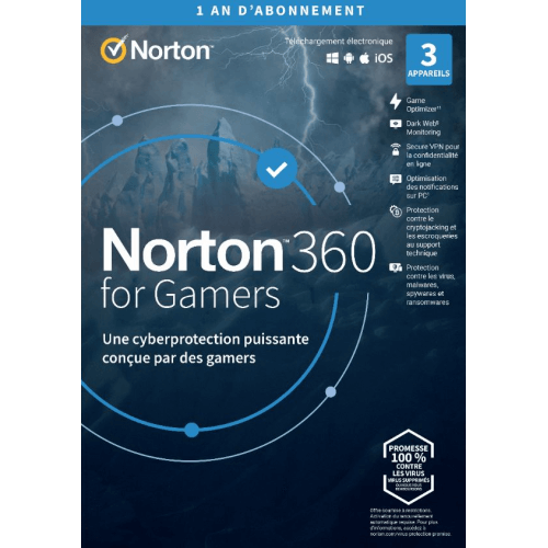 Norton 360 pour Gamers 2024 - Sans suscription