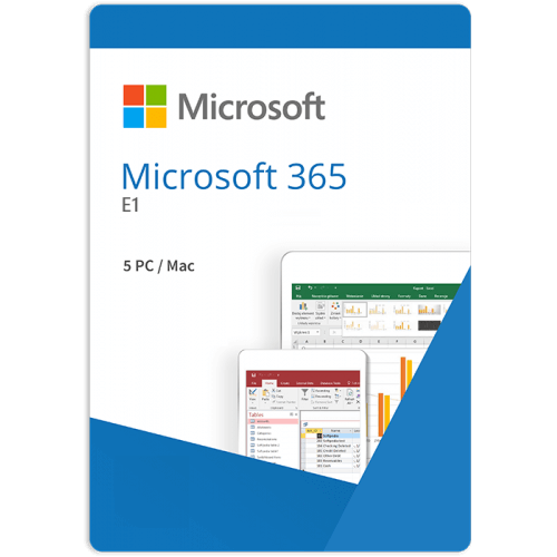 Visuel Microsoft 365 E1 2023 - Mon Logiciel.fr