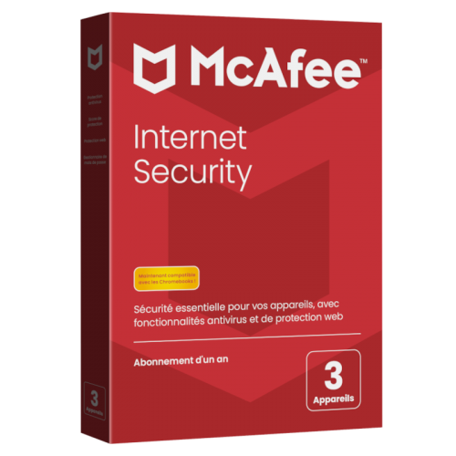 Visuel Boîte McAfee Internet Security 2023 - MonLogiciel.fr