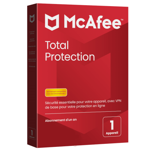 Visuel Boîte McAfee Total Protection 2024  - MonLogiciel.fr