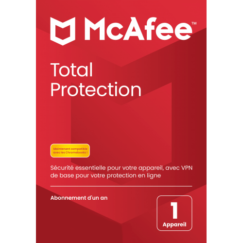 Visuel Boîte McAfee Total Protection 2024 - MonLogiciel.fr