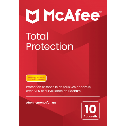 Visuel Boîte McAfee Total Protection 2024 - MonLogiciel.fr