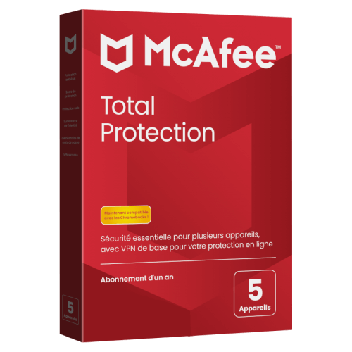 Visuel Boîte McAfee Total Protection 2024 - MonLogiciel.fr