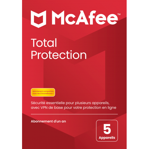 McAfee Total Protection 2024 - Sécurité Internet complète