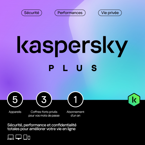 Kaspersky Plus 2023 - Protection Avancée