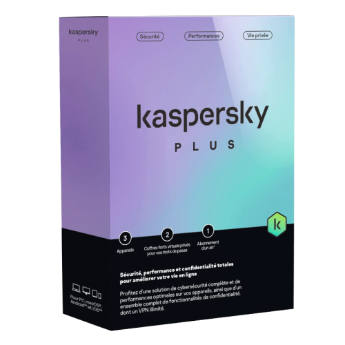 Kaspersky Plus 2024 | 1 Appareil | 1 An | Téléchargement (anciennement Internet Security)