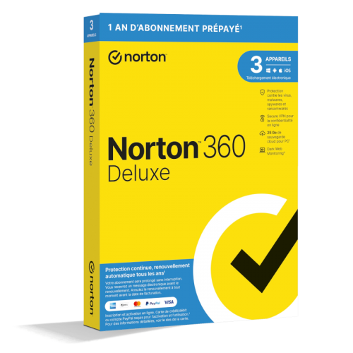 Visuel Boîte Norton 360 Deluxe 2023 - MonLogiciel.fr