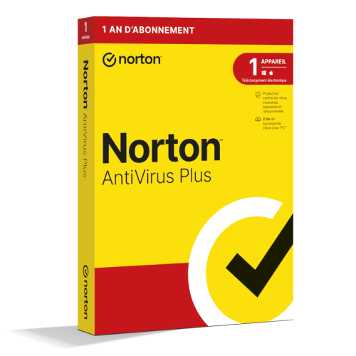 Visuel Boîte Norton Antivirus Plus 2024 - MonLogiciel.fr