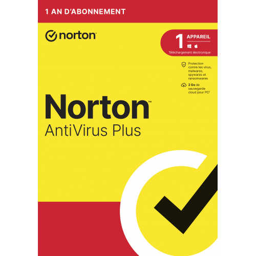 Visuel Boîte Norton Antivirus Plus 2024 - MonLogiciel.fr