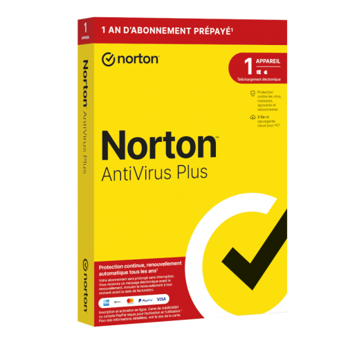 Visuel Boîte Norton Antivirus Plus 2024 - MonLogiciel.fr