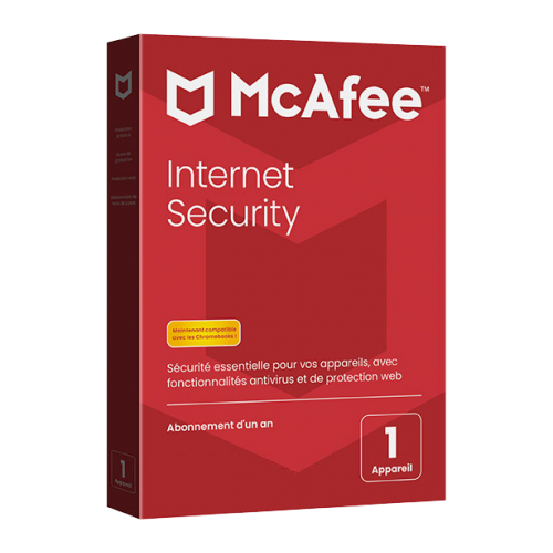 Visuel Boîte McAfee Internet Security 2023 - MonLogiciel.fr