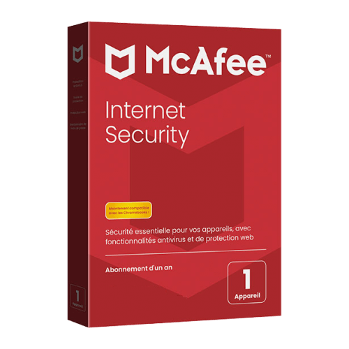 Visuel Boîte McAfee Internet Security 2024 - MonLogiciel.fr