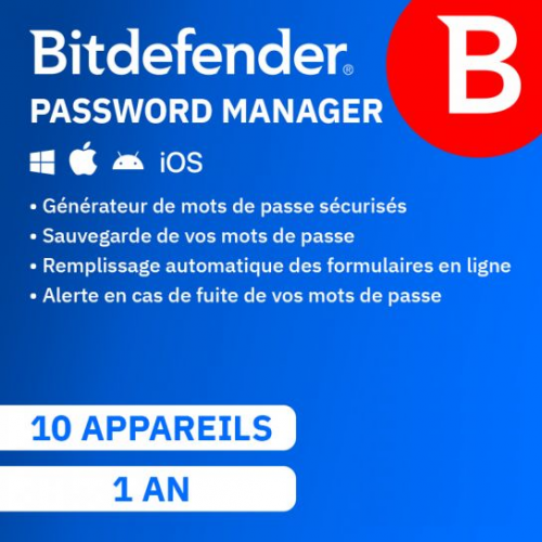 Bitdefender Password Manager 2024 - Abonnement