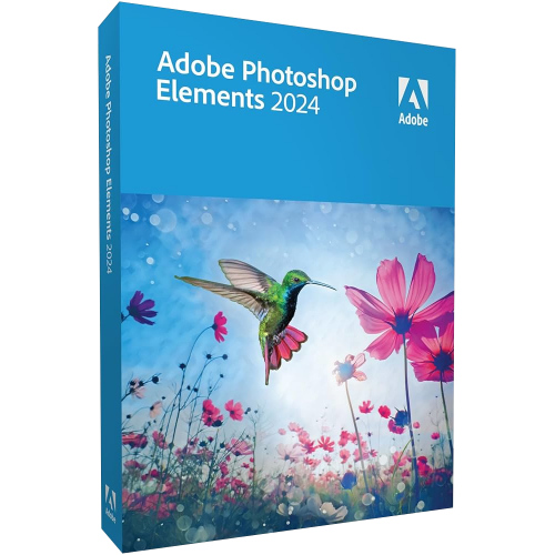Visuel Boîte Adobe Photoshop Elements 2024 - MonLogiciel.fr