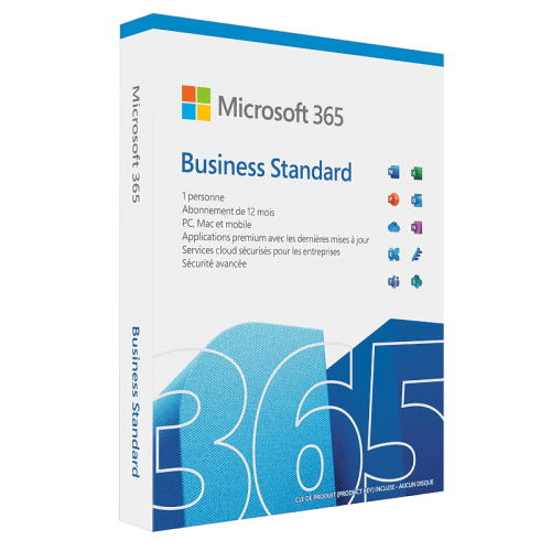 Visuel Boîte Microsoft 365 Business Standard 2024 - MonLogiciel.fr