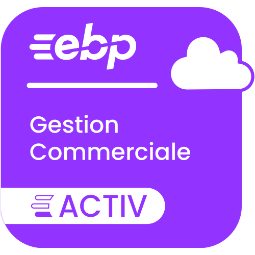 Visuel EBP Gestion Commerciale ACTIV en ligne 2023 - Mon Logiciel.fr